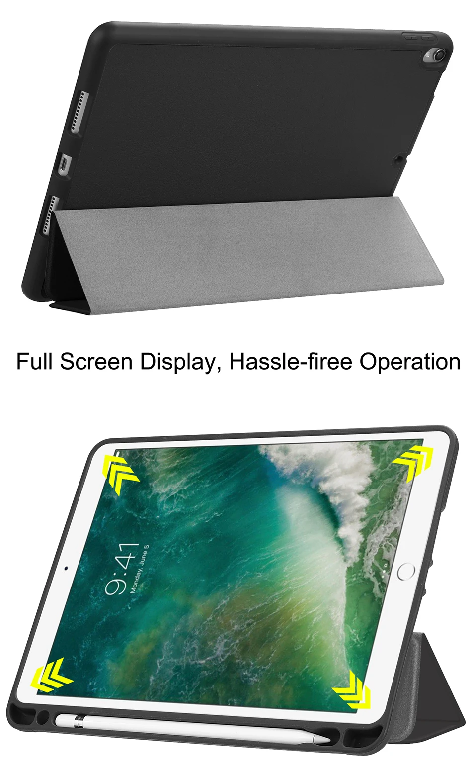 MTT чехол с цветочным рисунком для iPad Air 3rd Gen 10,5 дюймов с держателем для карандашей TPU мягкая задняя крышка из искусственной кожи Smart Cover Pro 10,5 чехол для планшета