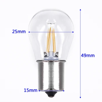 

2pcs LED Bulbs Light Light Backup Lamp Bulb Yellow Stop Brake Stop Signal