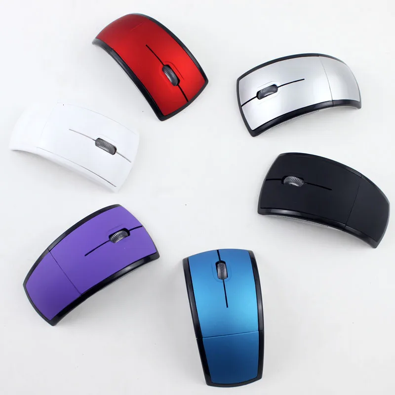 

Wireless Mouse 2.4G Computer Mouse Foldable Folding Optical Mice USB Receiver for Laptop PC Computer Desktop Office Wireless