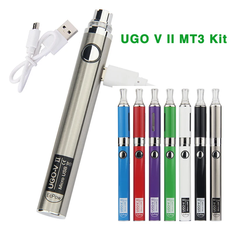 1 шт. UGO V2 MT3 атомайзер блистерные стартовые комплекты eGo USB прохождение батарея 650