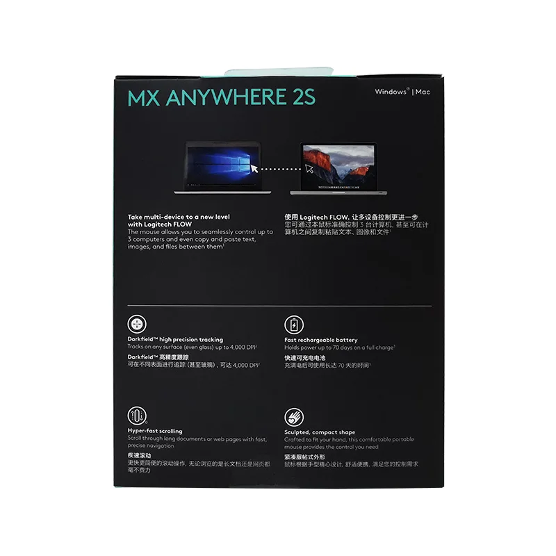 Logitech mx em qualquer lugar 2s mouse