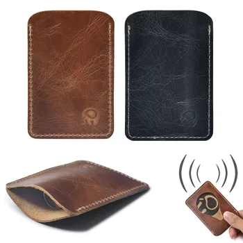 

Wallet Blocking Reader Lock Bank Card Holder Id Bank Card Case Protection Leather Credit Holder Aluminum &&7