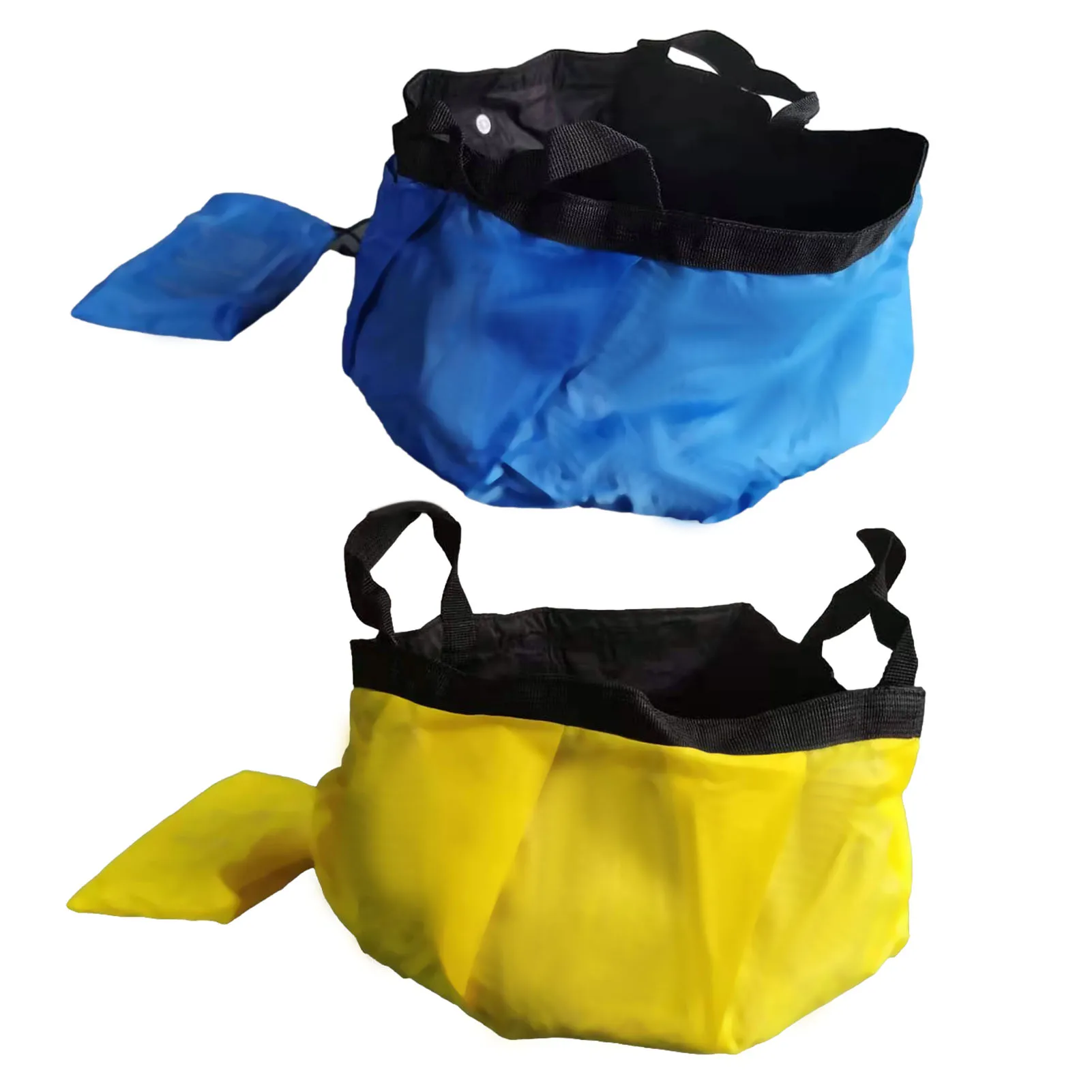 12L Outdoor Camping Foldable Folding Water Bag Sink Washbasin Travel Wash Basin