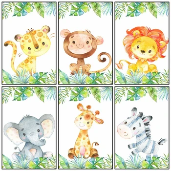 

HUACAN 5D Diamond Painting New Arrivals Elephant Deer Diamond Embroidery Cross Stitch Animal Mosaic Sale Handicraft