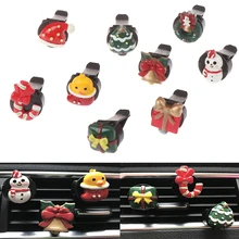 1 шт., Рождественский автомобильный освежитель воздуха с зажимом для духов, автомобильный ароматизатор