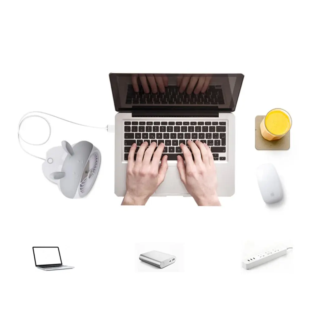 Usb мини маленький вентилятор зарядка портативный Настольный бесшумный спрей вентилятор летний портативный маленький вентилятор