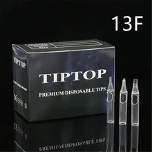 13F 50 шт TIPTOP Премиум одноразовые наконечники стерильные Ассорти пластиковые одноразовые татуировки Советы для насадки для тату Иглы для татуировки