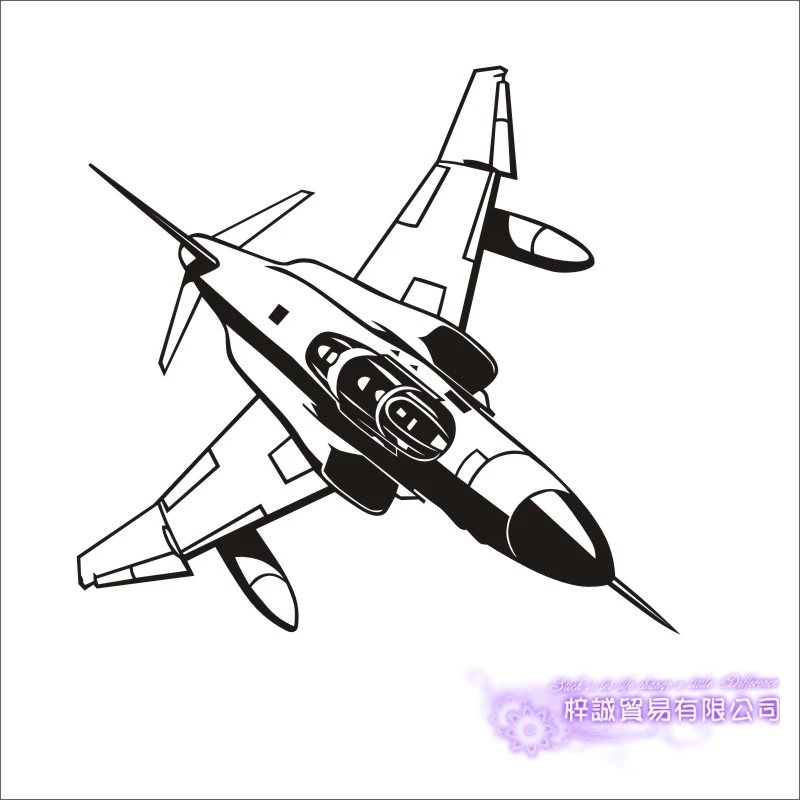 Airplane Sticker Vehicle Decal Classic Aircraft Posters Vinyl Wall Decals Aeroplane Parede Decor Mural Airplane Sticker