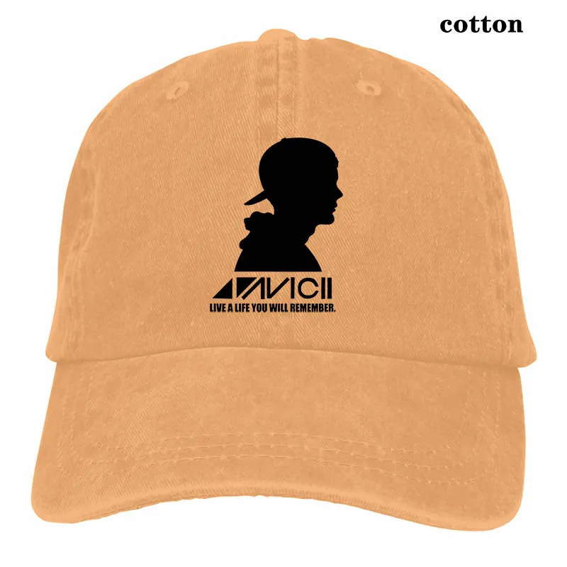 Avicii(3) Baseball cap men women Trucker Hats fashion adjustable cap - Цвет: 3-Natural