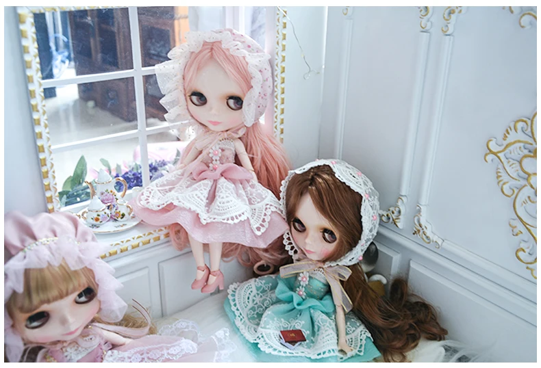 Blyth BJD кукла, Blyth кукольные Обнаженная индивидуальные матовое куклы может быть изменен макияж и платье, 12 дюймов мяч шарнирные 07