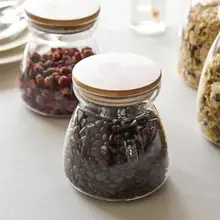 2 шт зерновой контейнер для хранения продуктов, герметичный контейнер для хранения, прозрачная стеклянная банка, пустая бутылка для хранения(700 мл+ 1100 мл