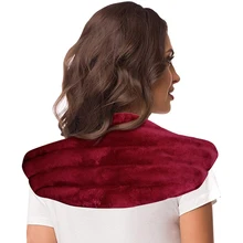 Heating Pads For Neck And Shoulders, Microwave Damp And Hot Aromatherapy Package, Suitable For Lavender Scent, Heat Therapy Or