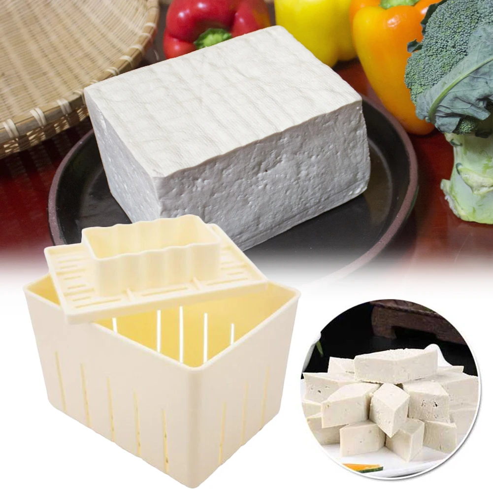 Laileya DIY Plastic Mould Tofu Press-Maker Mold Homemade Soybean Curd with Cheese Cloth Kitchen Tool