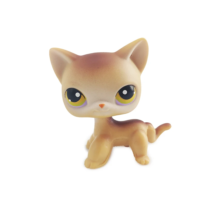 Магазин домашних животных lps игрушки стоят короткие волосы кошка белый красный