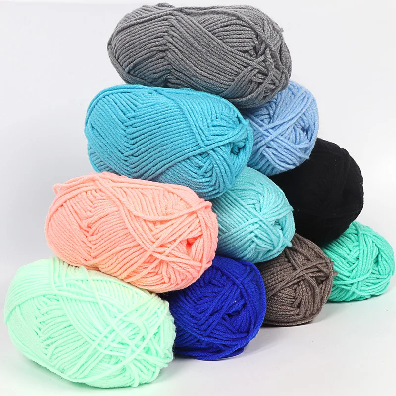 High Quality Baby Cotton Cashmere Yarn For Hand Knitting Crochet Eco-dyed Needle High Quality Baby Cotton Cashmere Yarn For Hand Knitting Crochet Eco-dyed Needle