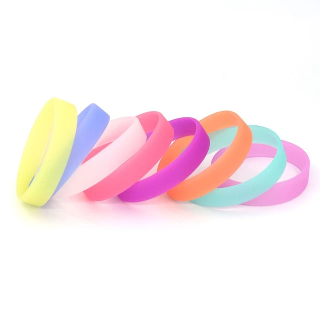 Bracelet phosphorescent en caoutchouc de silicone pour hommes et femmes,  ensemble de fitness, bracelet pour enfants, cadeau de bijoux, vente en  gros, 2 pièces - AliExpress