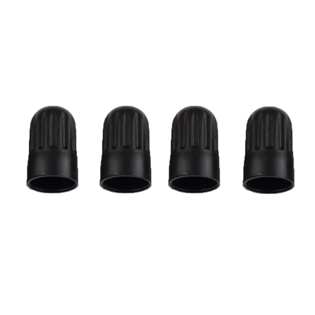 4 Pieces Long  Protection Cap Cover For TR20008 TPMS Valve Black