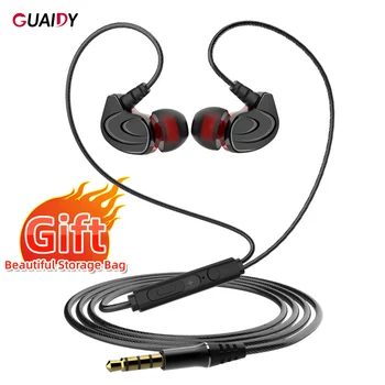 

8D Subwoofer Wired Headsets In Ear Button Control With Microphone Universal Earbuds 3.5mm Earphone For Samsung Galaxy S20 Music