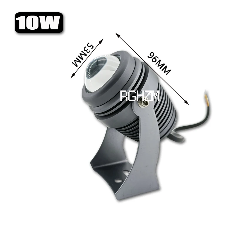 LED Flood Light Outdoor Waterproof IP65 Wall Lamp Narrow Beam Angle 3W 10W Spot Lamp