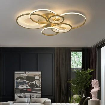 

Gold Modern LED Ceiling Lights for Bedroom living Room lustre de plafond Lustre Avize LED home Ceiling lamp Lighting fixtures