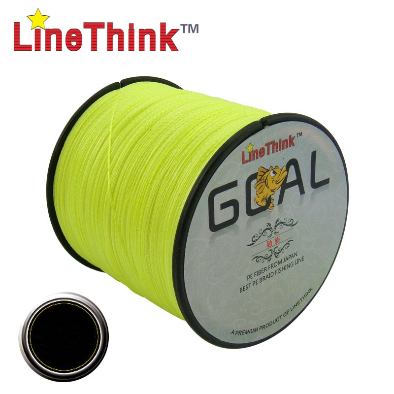 100M 300M 500M Brand LineThink GOAL Japan Multifilament 100% PE Braided Fishing Line 8LB to 100LB, Durable Fishing Equipment 2