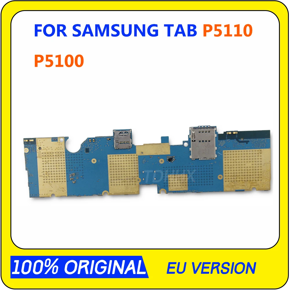 Оригинальная материнская плата для Samsung Galaxy Tab 2 10. 0 P5100 3G P5110 WIFI разблокированная