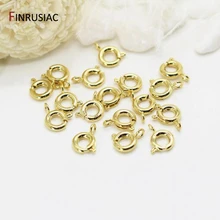 14k banhado a ouro lagosta fecho/primavera fechos para fazer jóias diy pulseiras colares fechos descobertas artesanato