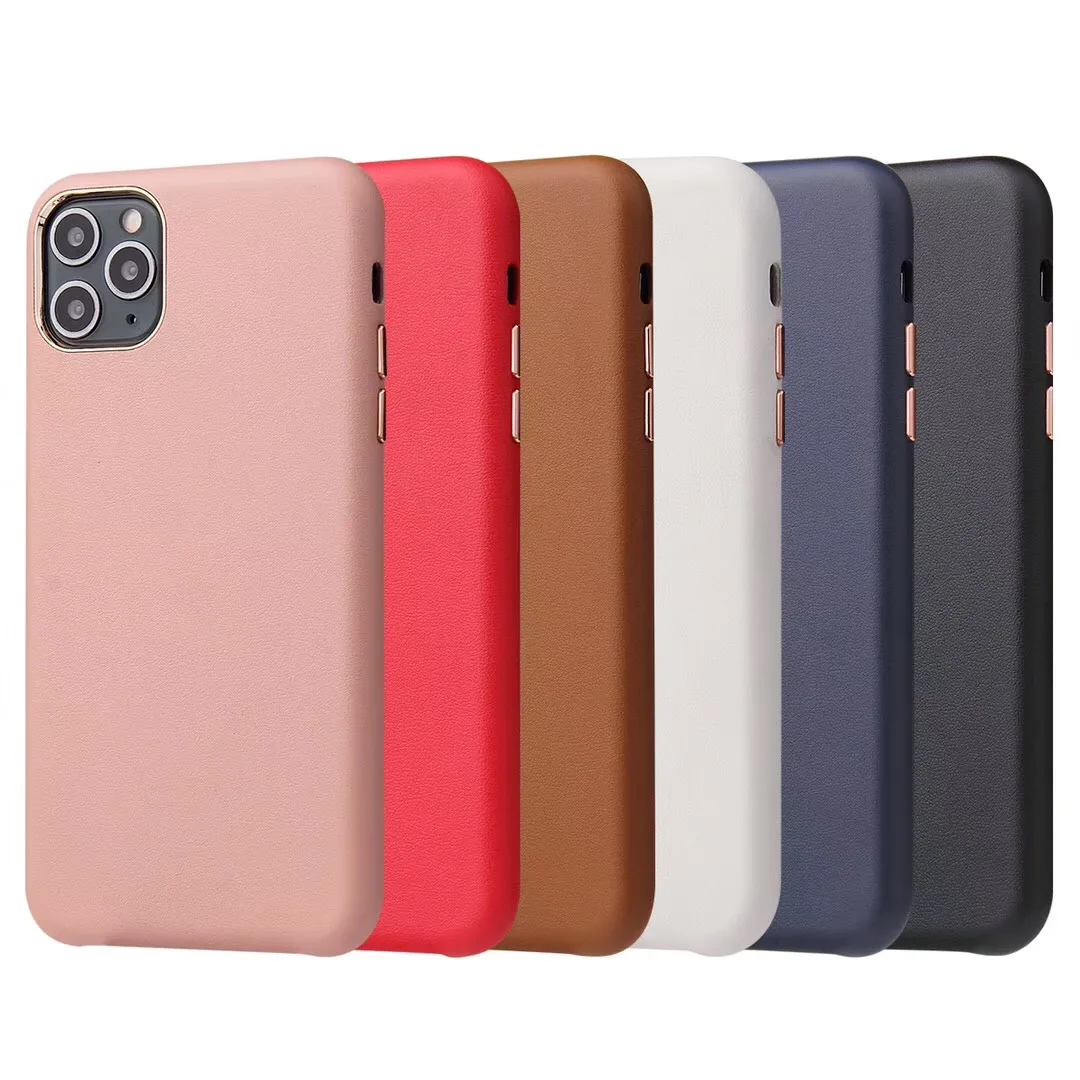 iPhone 6S 6 7 8 Plus XS Ultra-thin Phone Case iPhone XR 11pro Max Leather Ultra Soft TPU Silicone Case