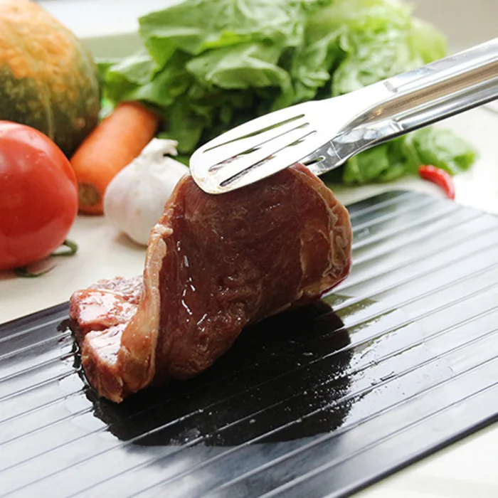 Высокое качество Быстрая разморозка лоток тарелка для разморозки портативный быстро для еды разморозка мяса кухня VE