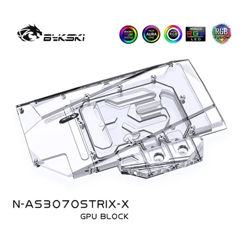 

Bykski Watercooler For ASUS RTX 3070 STRIX Graphics Card Block ,Full Cover, N-AS3070STRIX-X