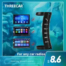 Multi-function Car steering wheel remote controls use for control 2 DIN DVD player universal wireless Bluetooth remote control