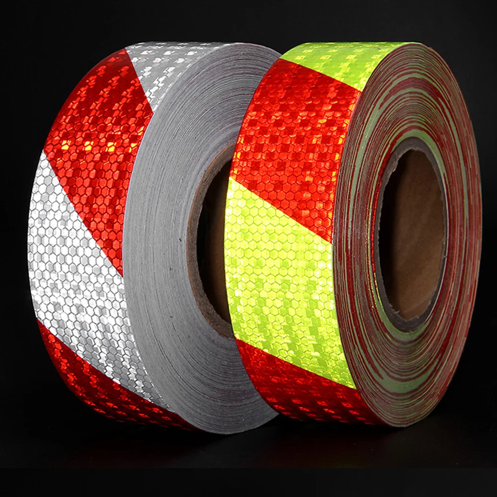 

Shining Reflective Safety Warning Tape Self Adhesive Twill Printing Reflective Tape for Car
