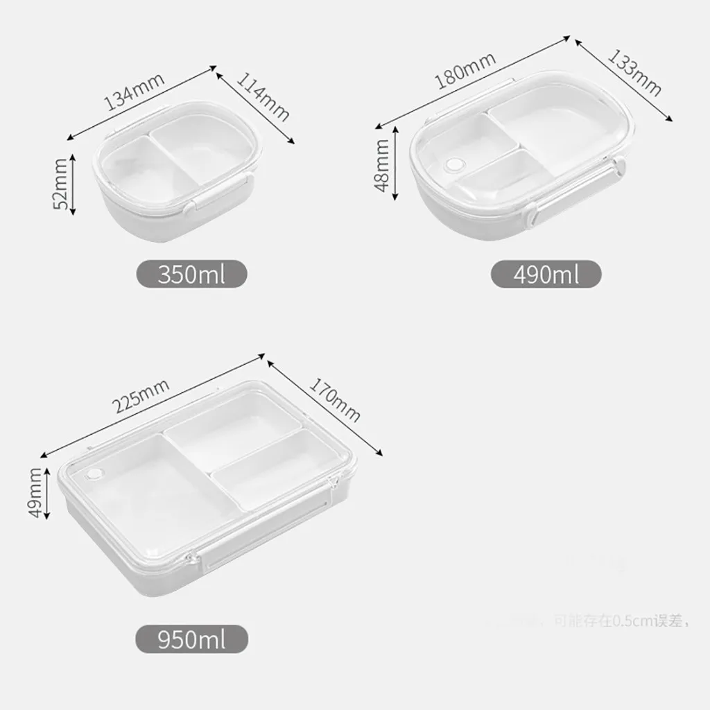 Ланч-бокс портативная Коробка для Бенто-Ланчбокс Герметичный пищевой контейнер для микроволновой печи Посуда для студентов