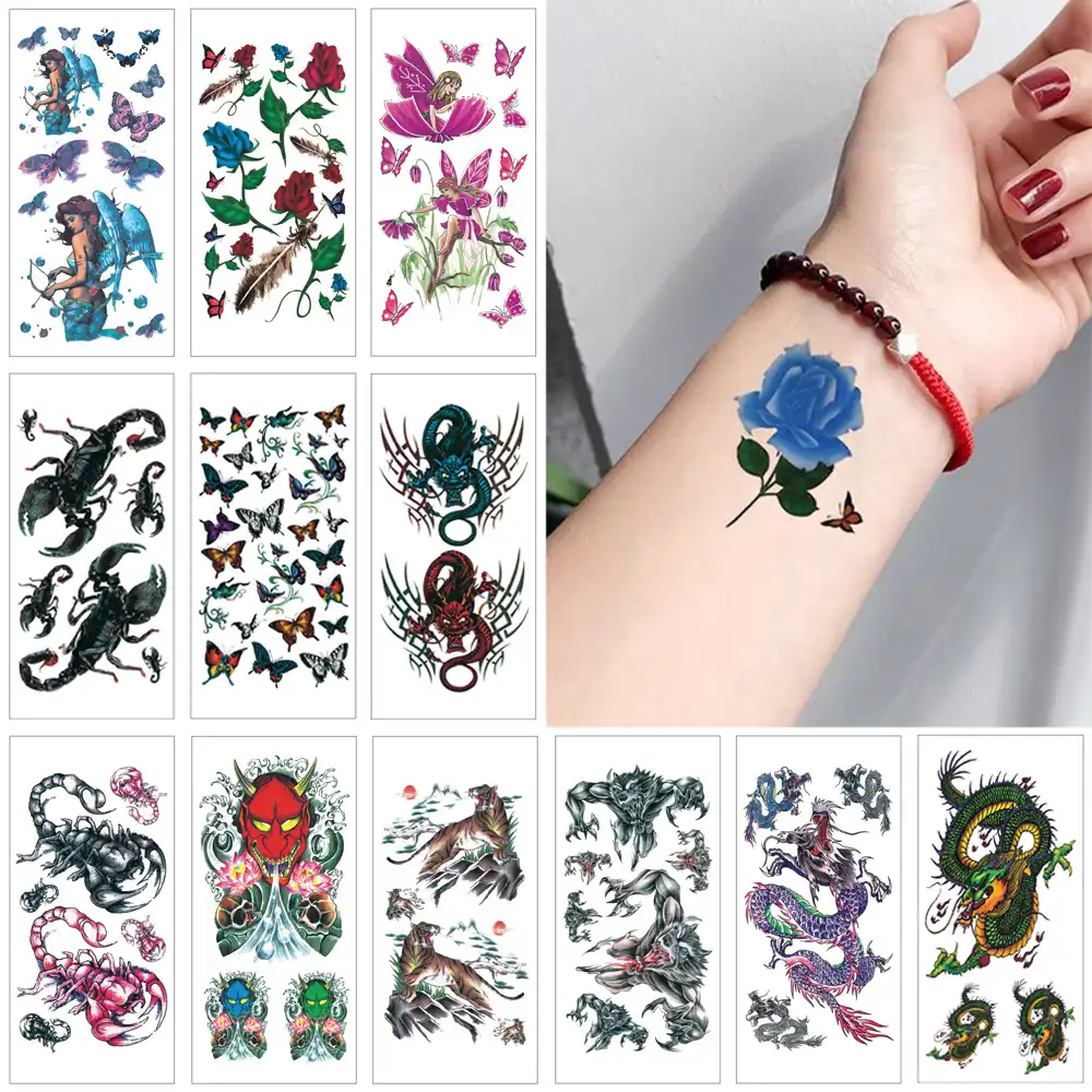 Small Wolf Tattoos For Females