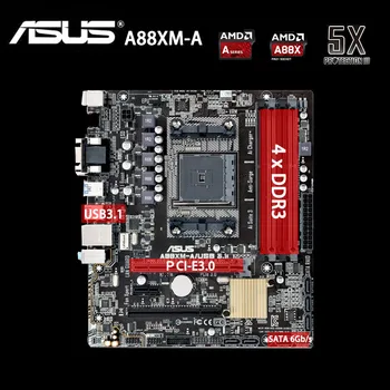 Asus-placa base de A88XM-A Socket FM2/FM2 +, AMD A10, DDR3, 64GB, PCI-E, 3,0 HDMI, AMD A10, A8, A6, A4, placa base de escritorio AMD A88X, FM2, FM2 +