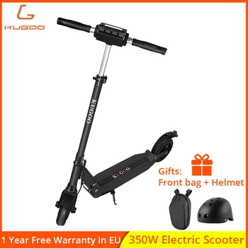 

EU Stock and Warranty KUGOO S1 patinetas electricas scooter Adult Folding Electric Scooter 350W 35km/h 30km Range 8 inch Tires
