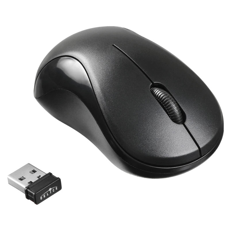 Мышь OKLICK 605SW, беспроводная, USB, черный