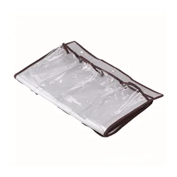 

2pcs Dustproof 24 Pockets Waterproof Over The Door Shoe Rack Large Capacity Organizer Non-woven Fabric Bedroom Storage Bag