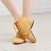 Jazz Shoes Canvas Jazz Dancing Shoes Ankel Length Dance Boots Split Sole Shoes For Girls Kids Adults Children China Size 26-45 2