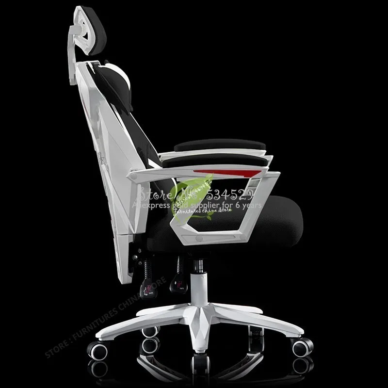 38%Mesh Seat Office Chair Gaming Chair Game Gamer Seat Office Furniture Synthetic Leather Mesh Chair Rotatable With Handrails