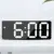 Цифровой СВЕТОДИОДНЫЙ Зеркальный Будильник Цифровой Повтор Настольные Часы Wake Up Light Электронный Дисплей Времени Температуры Украшения Часы