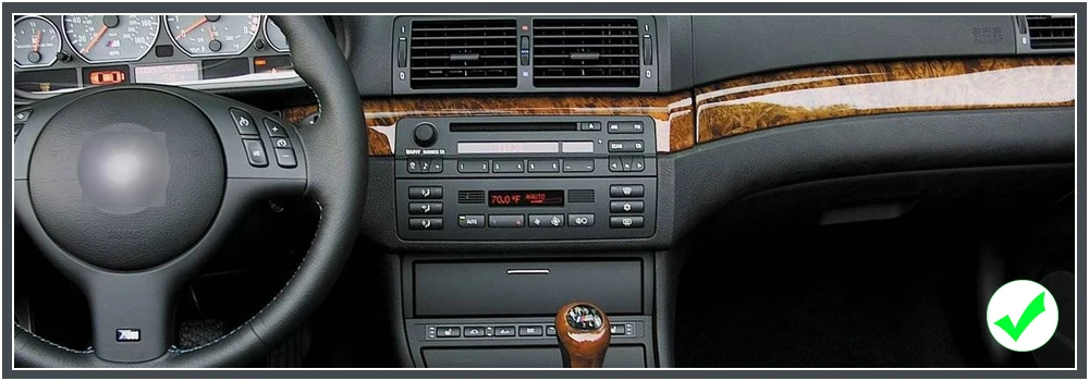 Perfect 2 Din Android radio bluetooth GPS Navigation wifi Stereo video For BMW E46 1998~2004 Car Multimedia Player 2