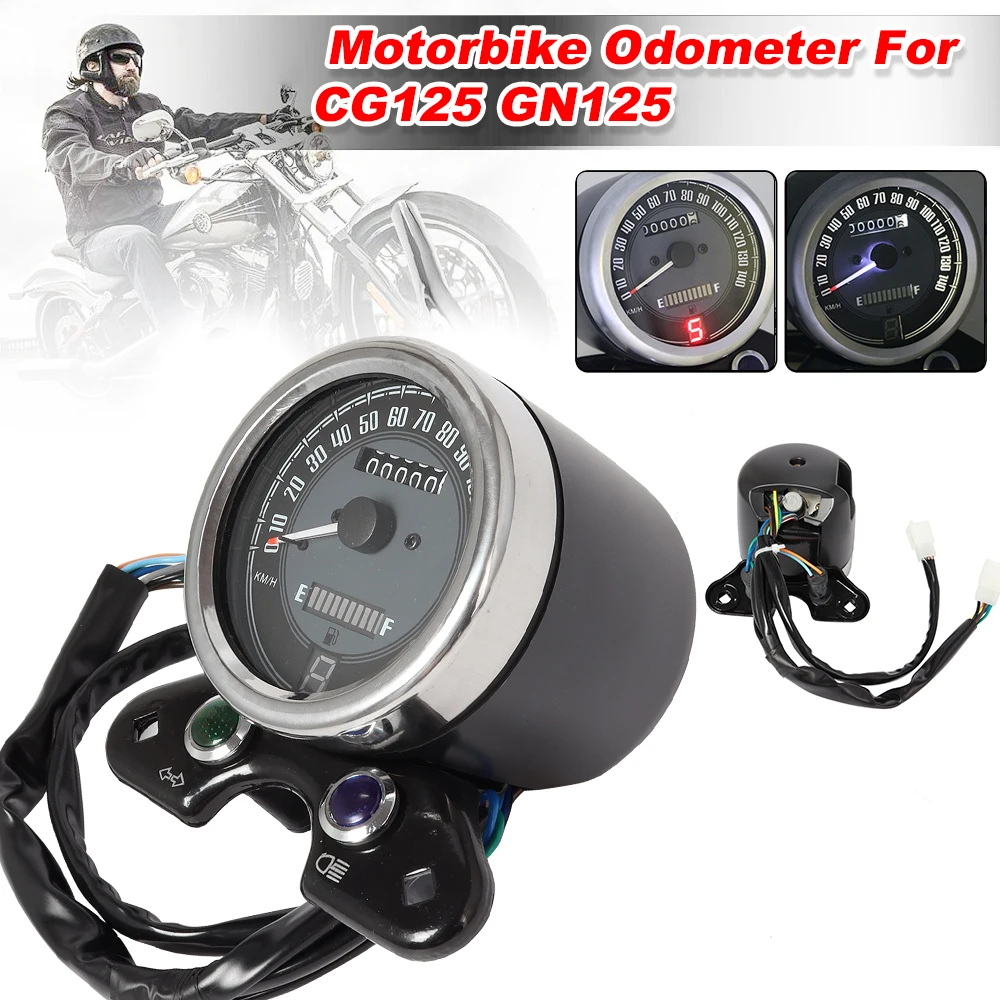オートバイ用走行距離計 GN 125 デジタルメーターアセンブリ