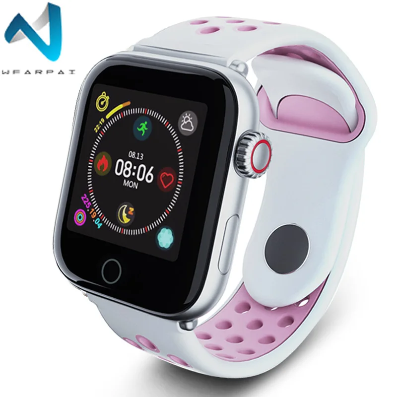 

Wearpai Z7 Fitness Tracker Color Screen Smart Watch for Women Heart Rate &Blood Pressure Monitoring Bluetooth Wristwatch Pink