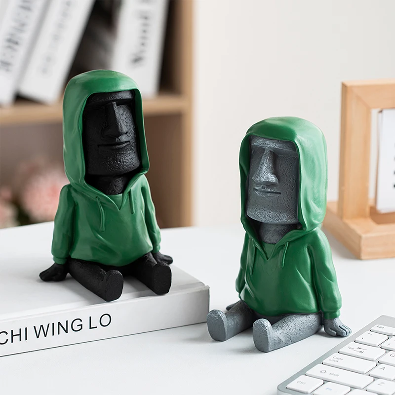 O3 Home Decoration Sculpture Resin For Interior Office Accessories Religious Figure Mobile Phone Holder Birthday Gifts Souvenirs | Дом и сад