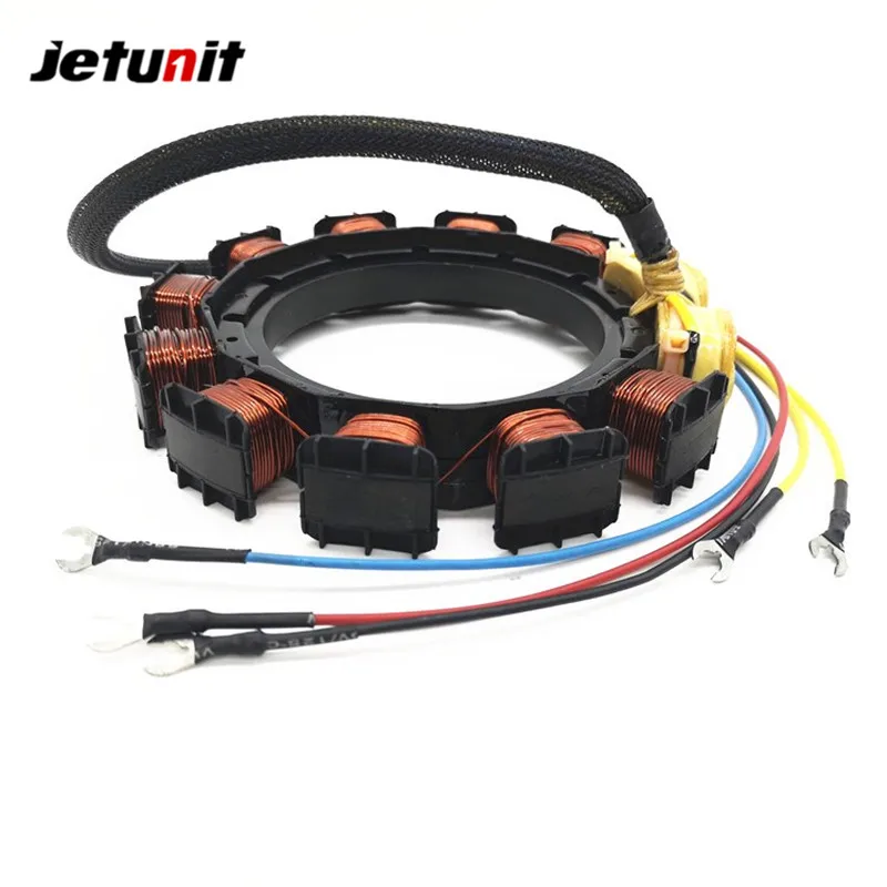 JETUNIT Outboard Stator For Mercury 1972-1981 40HP 10amp 2Cyl 398-5255,398-5256,398-4770,174-5255,18-5856