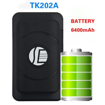 

GPS Tracker Car DEAOKE TK202A 6400Mah 100 Days Standby smaller than tk905 GPS Tracker GPS Locator Waterproof Magnet Free Web APP