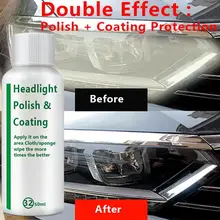 High Quality Auto Polish Len Restoration Car Headlight Repair Liquid Lamp Retreading Agent Glitter Car Headlight Restorer Kit