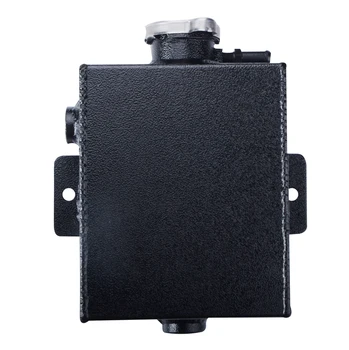 

Aluminum Radiator Overflow Expansion Water Tank Bottle Coolant Black Tank Universal Fitment