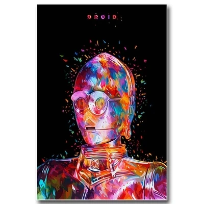 Classic Movie Poster Stars-Wars Canvas Prints Painting Space Film Wall Art Home Decoration Picture For Living Room Cuadros | Дом и сад